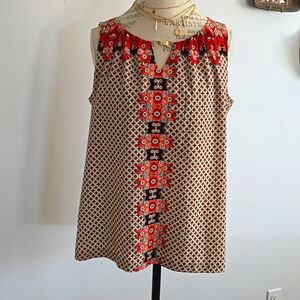 Dana buchman sleeveless blouse